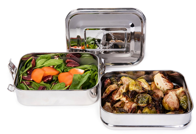 Life Without Waste Stainless Steel Bento Lunchbox (2-Tier)