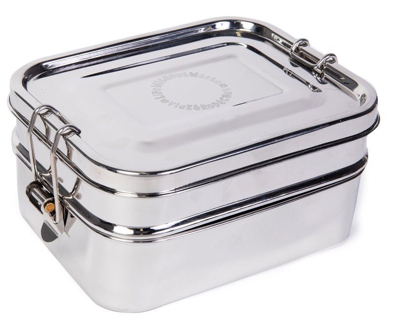 Life Without Waste Stainless Steel Bento Lunchbox (2-Tier)