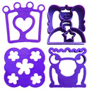 Lunch Punch Sandwich Cutters, 4 pack