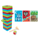Multi-Game Wooden Blocks Set - Indigenous Animals by Simone Diamond