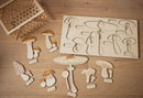 Mushroom Wooden Puzzle