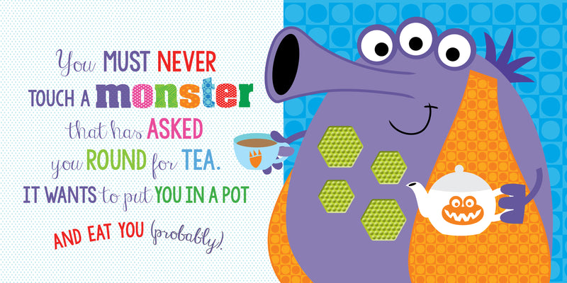 Never Touch A Monster Board Book
