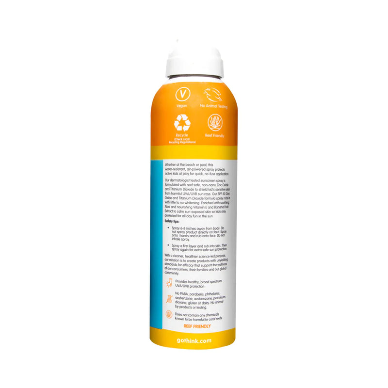 Thinksport Kids SPF50+ All Sheer Mineral Sunscreen Spray