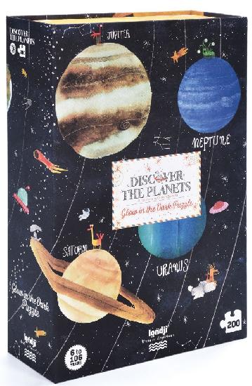 Londji Puzzle - Discover the Planets Glow-in-the-Dark