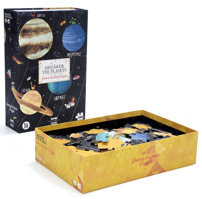 Londji Puzzle - Discover the Planets Glow-in-the-Dark