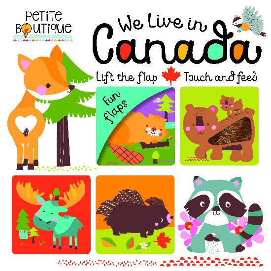 Petite Boutique: We Live in Canada, Board Book