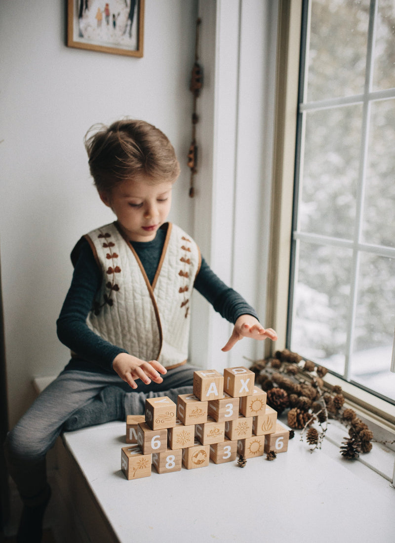 Kinderfeets ABC Bamboo Blocks