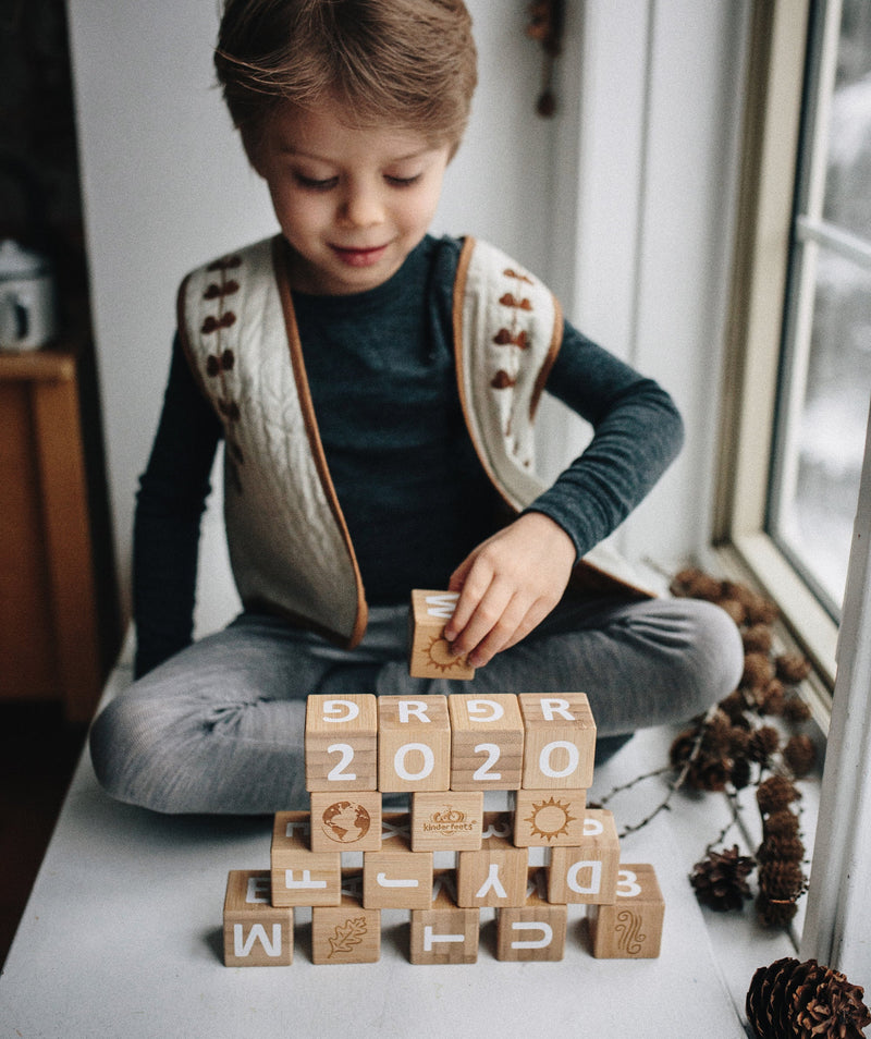 Kinderfeets ABC Bamboo Blocks