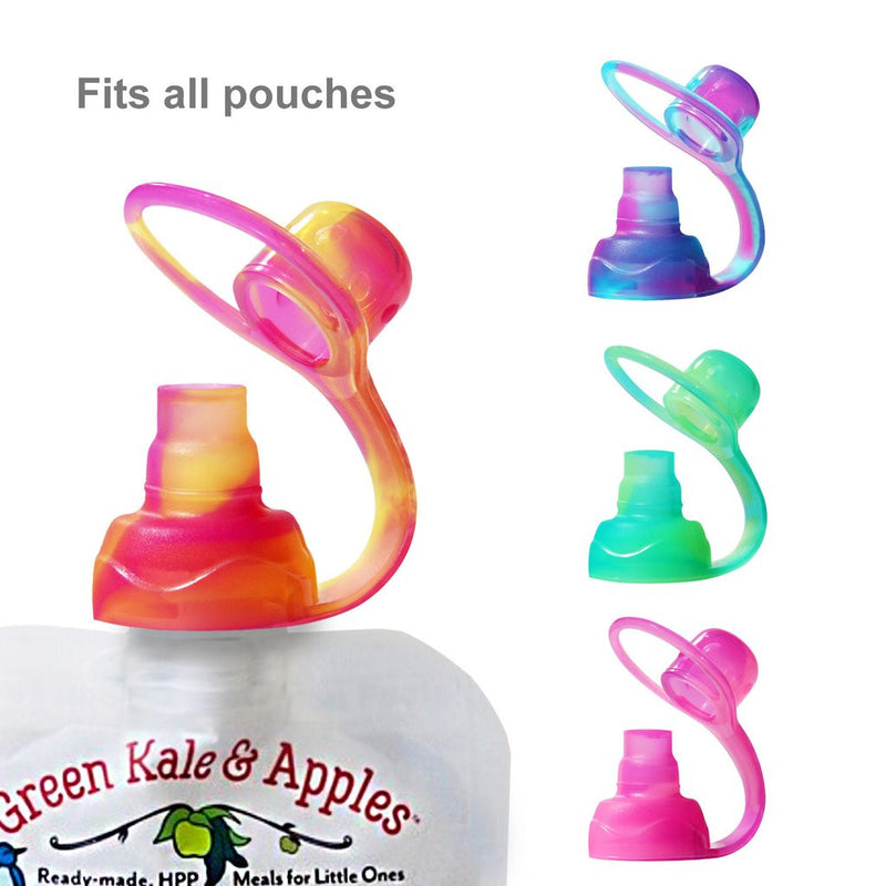 ChooMee SoftSip Pouch Tops, 4 pack