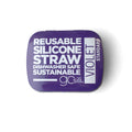 GoSili Single Reusable Silicone Straws in Tin