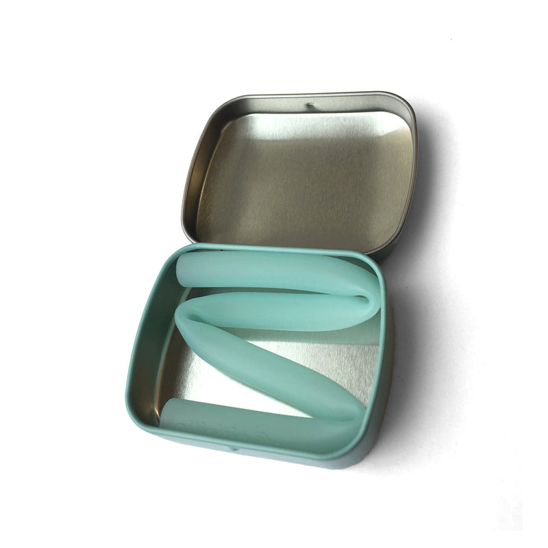GoSili Single Reusable Silicone Straws in Tin