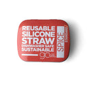 GoSili Single Reusable Silicone Straws in Tin