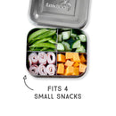 LunchBots Medium Quad Stainless Steel Bento Box