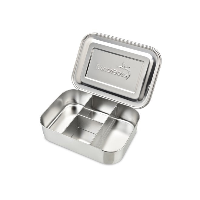 LunchBots Small Stainless Steel 4 Compartment Protein Packer