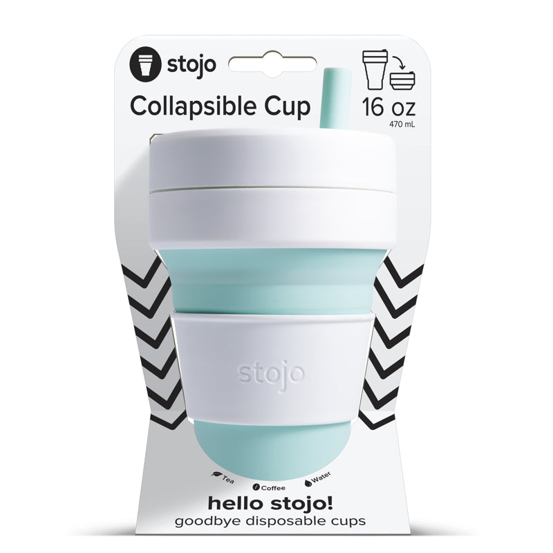 GoSili Silicone 16 oz Coffee Cup Teal