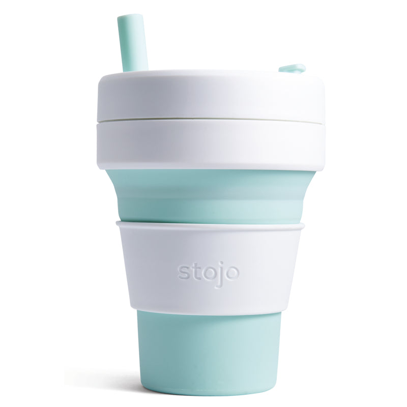 GoSili Silicone 16 oz Coffee Cup Teal