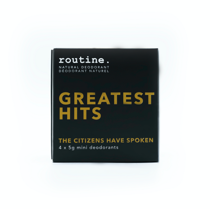 Routine Natural Deodorant Greatest Hits Minis Kit