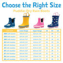 Jan & Jul Puddle Dry Waterproof Rain Boots