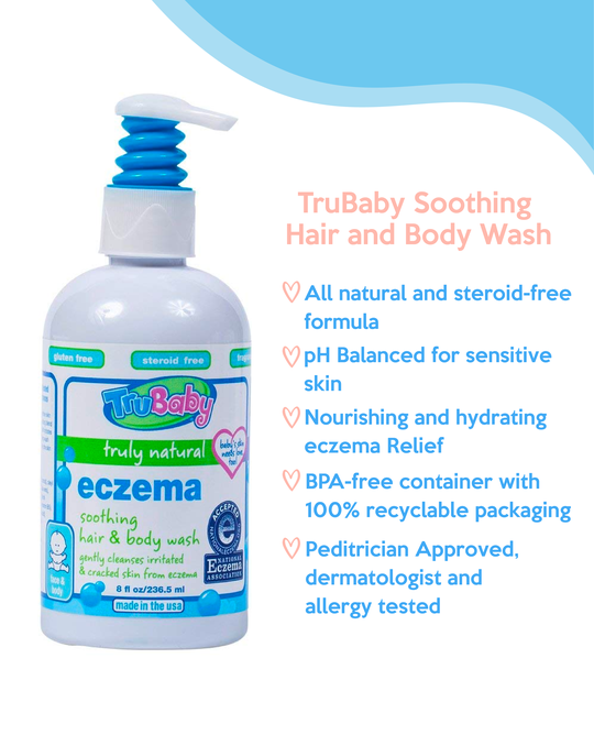 TruBaby Soothing Skin ( Eczema) Hair & Body Wash 8oz