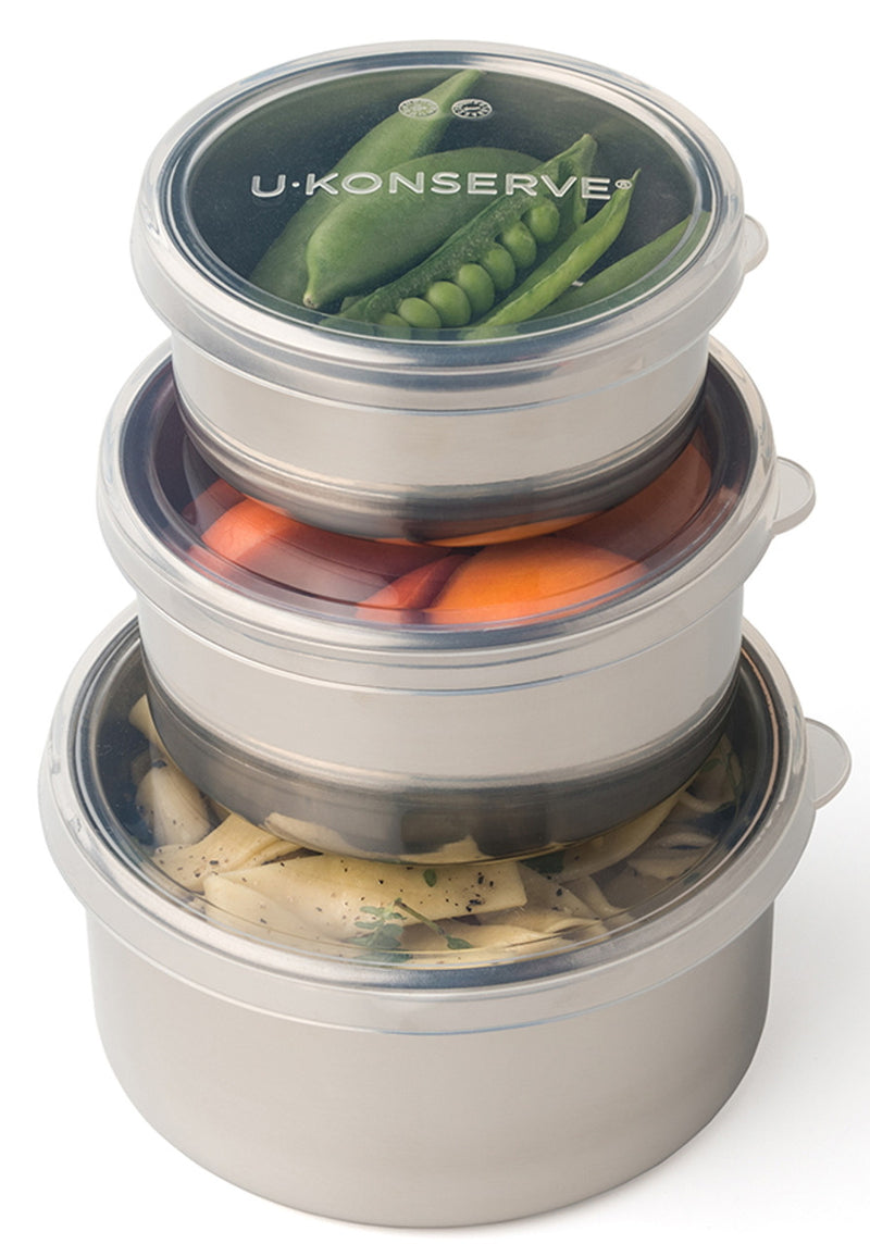 U Konserve Nesting Trio with Silicone Lid