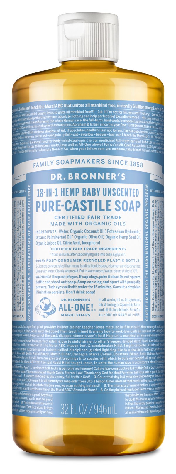 Dr. Bronner's Pure Castile Soap