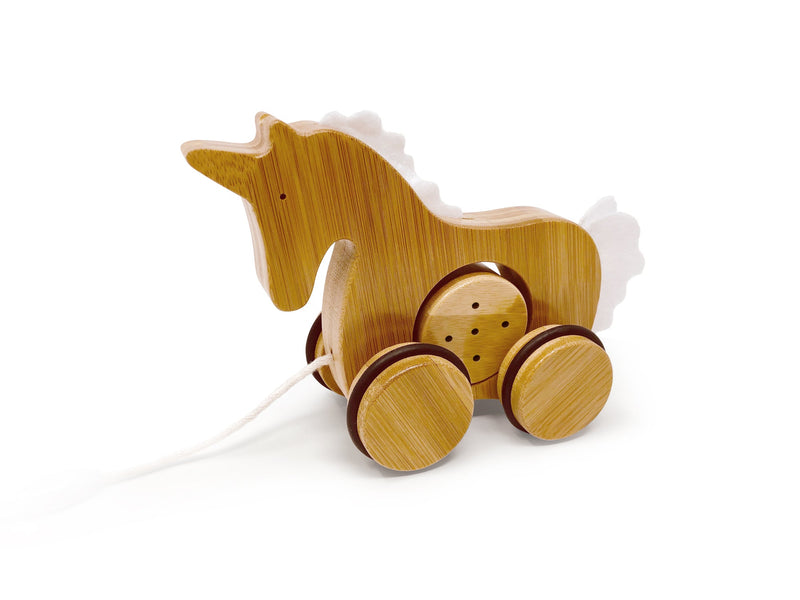 Kinderfeets Bamboo Push & Pull Animals