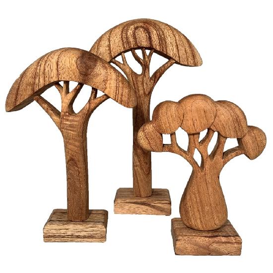 Papoose Wood Trees, 3 pcs