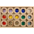 Papoose Coins Window Rainbow Set, 15 pcs