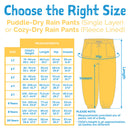 Jan & Jul Cozy Dry Waterproof Rain Pants