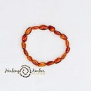 Healing Amber Adult Stretch Bracelet (7.5")