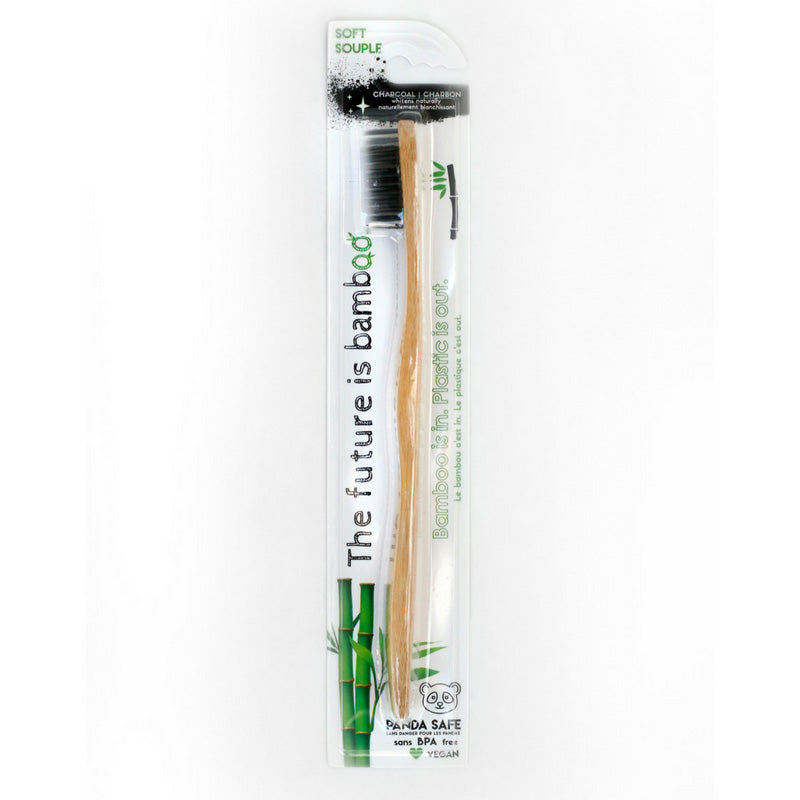 The Future Is Bamboo Adult Toothbrush - Charcoal