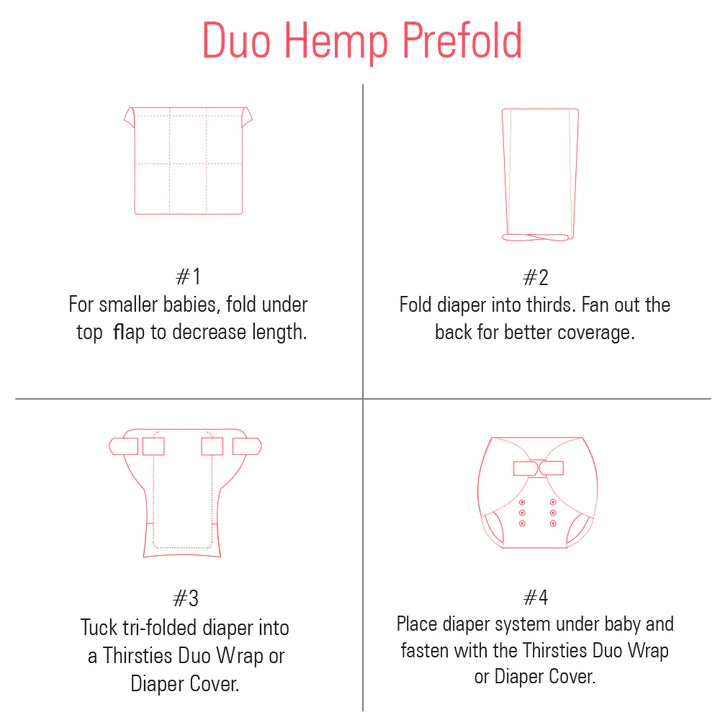 Thirsties Duo Hemp Prefold