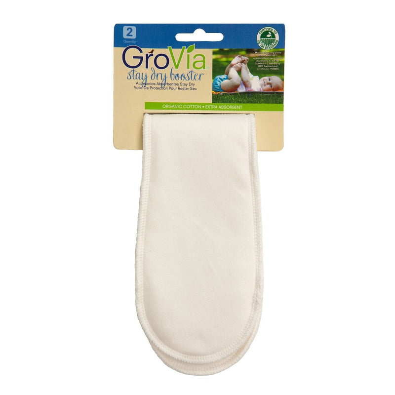 Grovia Stay Dry Booster, 2 Pack