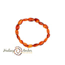 Healing Amber Anklet, 5.5-6.5"