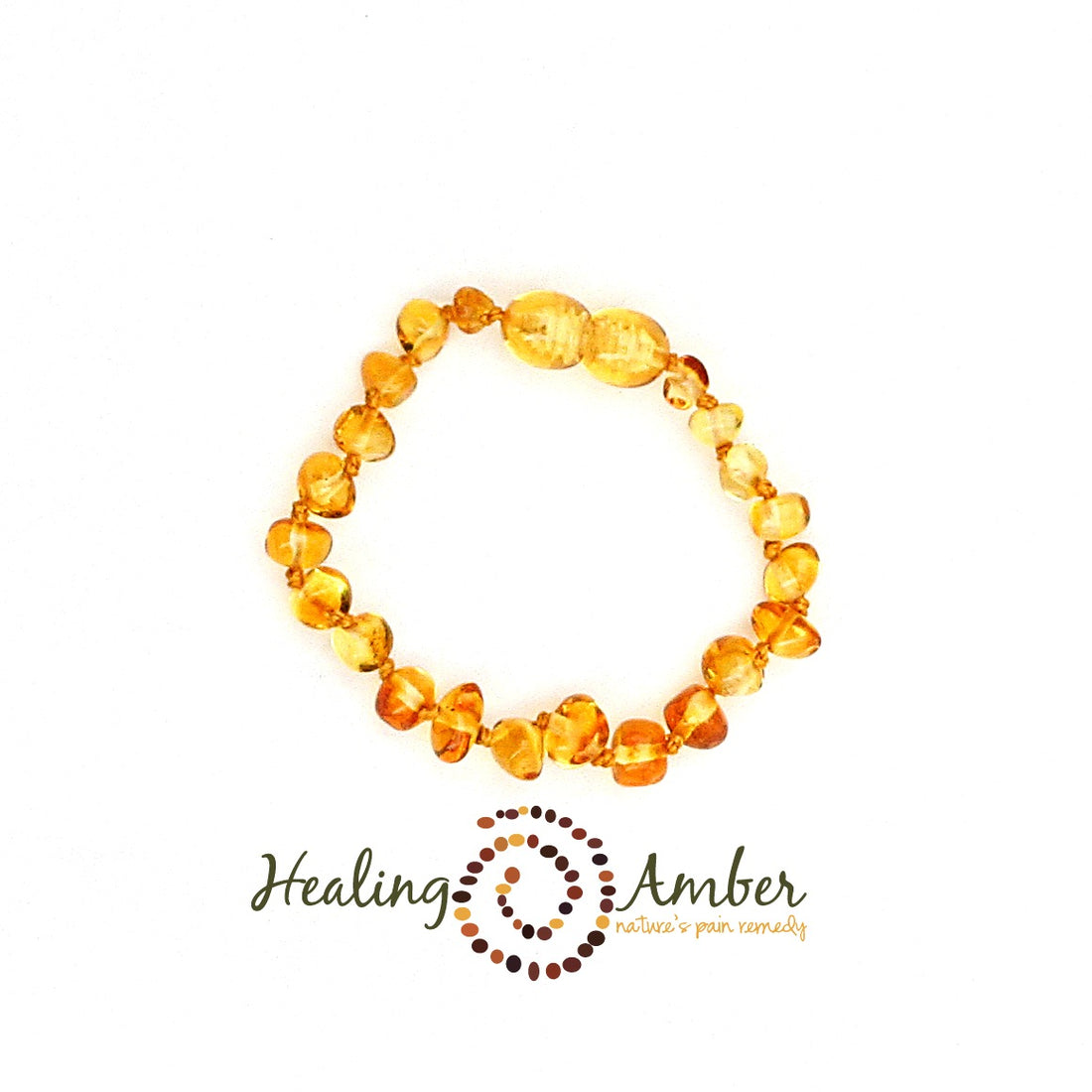 Healing Amber Anklet,1