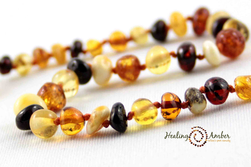Adult Healing Amber Necklace  (20")