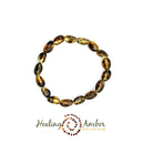 Healing Amber Anklet, 5.5-6.5"