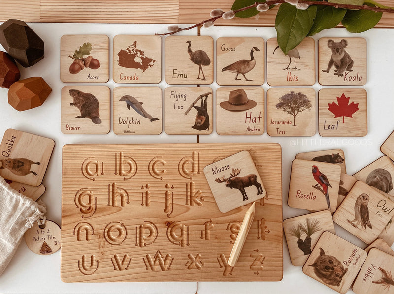 Canadian Themed A to Z Tiles - 26 Pcs