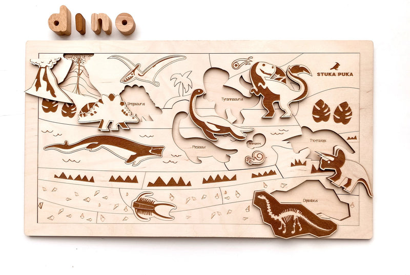 Lost World Wooden Puzzle