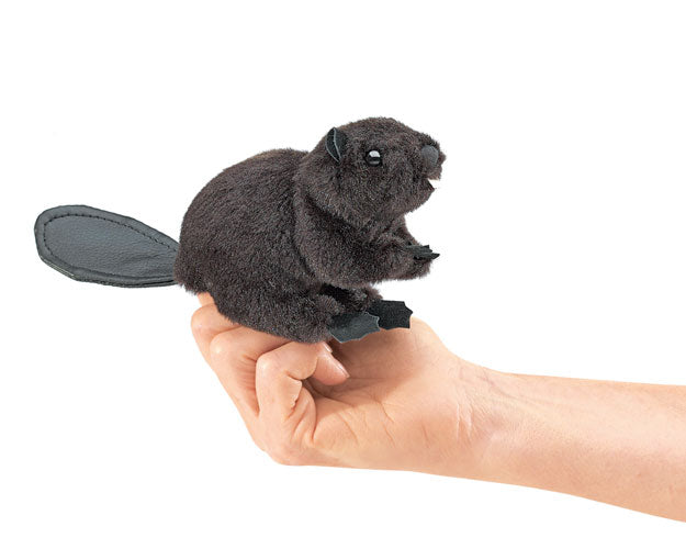 Folkmanis Mini Beaver Finger Puppet