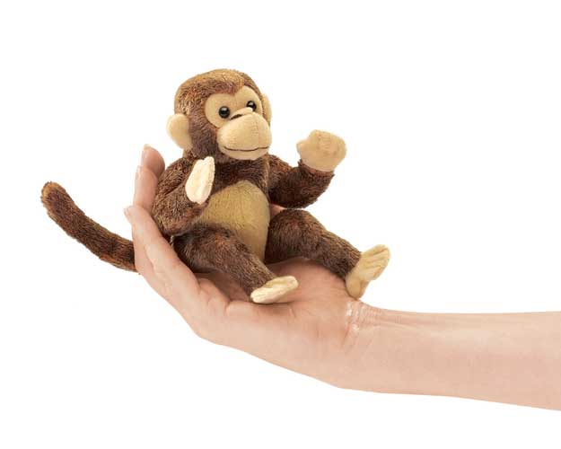 Folkmanis Mini Monkey Finger Puppet