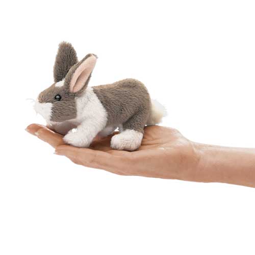 Folkmanis Mini Bunny Rabbit Finger Puppet