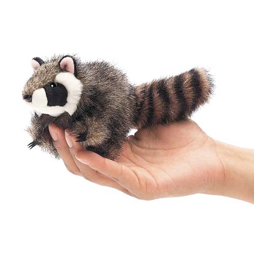 Folkmanis Mini Raccoon Finger Puppet