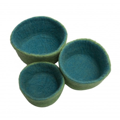 Papoose Nesting Bowls, Blue