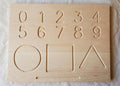 Wooden Alphabet Tracing Board