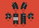 Waytoplay Ringroad - 12 piece set