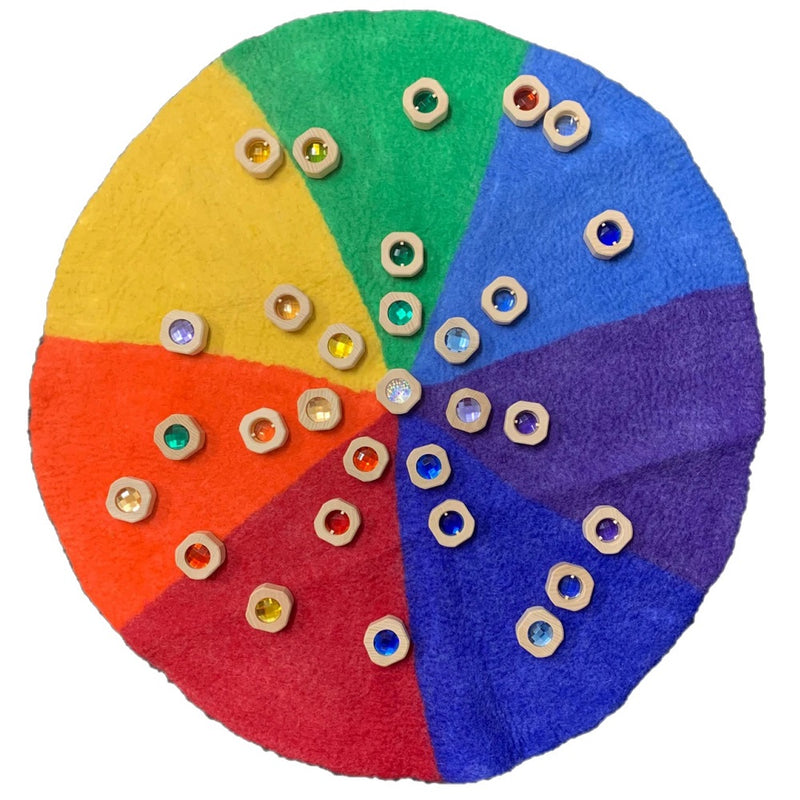 Papoose Coins Rainbow Set, 15 pcs