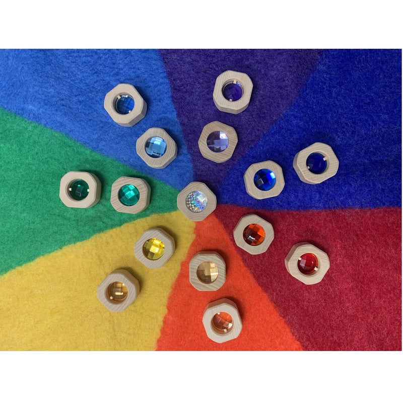 Papoose Coins Rainbow Set, 15 pcs
