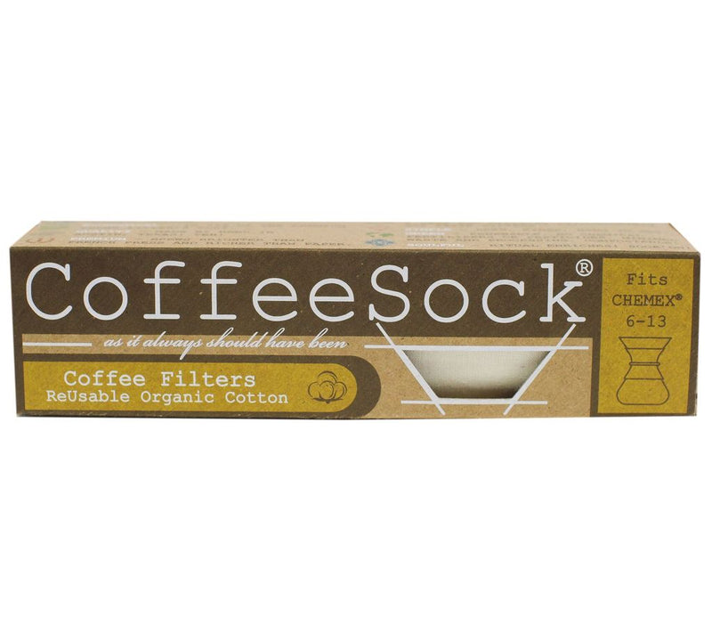 CoffeeSock Chemex 6 Cup Filters  - Pack of 2
